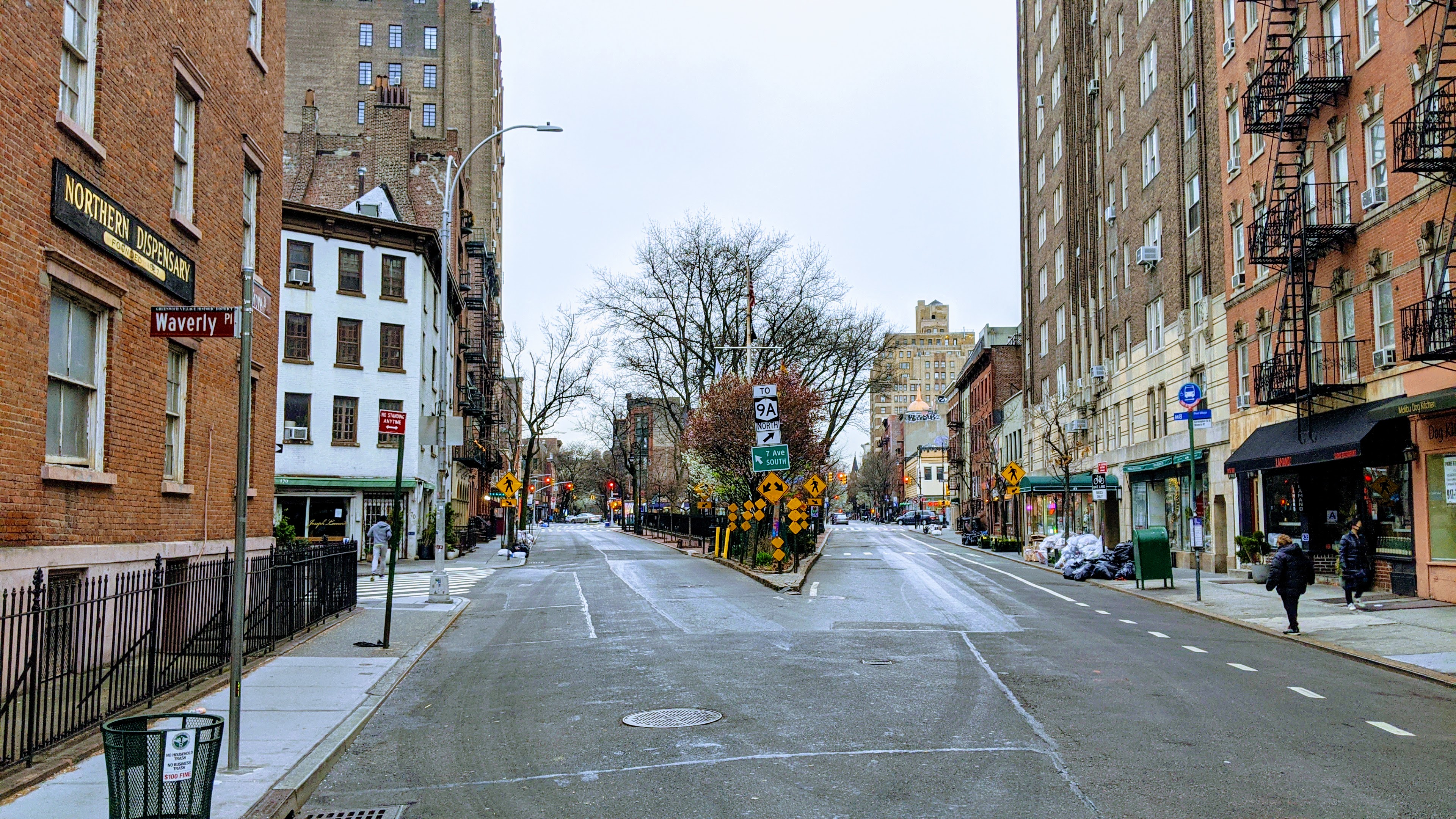 Pandemic in the West Village, March 2020, taken by Michael Makarov's Pixel 3.