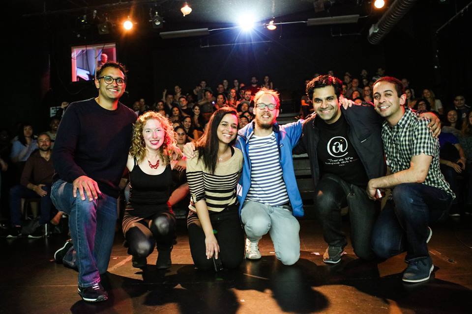 Michael Makarov, Richard Sarvate, Sarah Cooper, Julie Ash, Abhai Nadkarni at Comedy vs. Nerds @ Pianofight